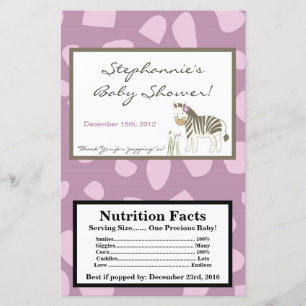 Microwave Popcorn Wrapper Jacana Girl Jungle Zoo