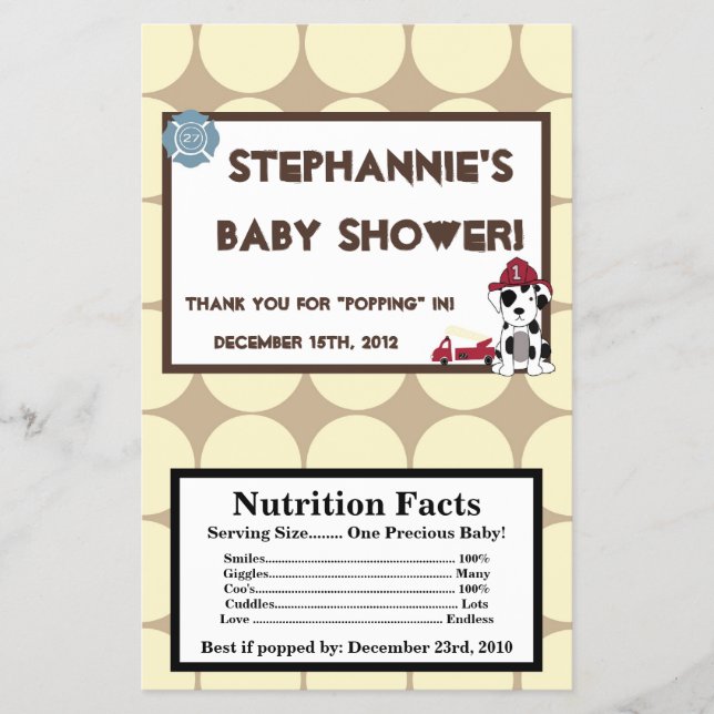 Microwave Popcorn Wrapper Nojo Fire Engine (Front)