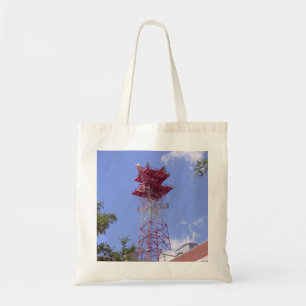 Microwave Relay Radio Telecom Tower Tote Bag