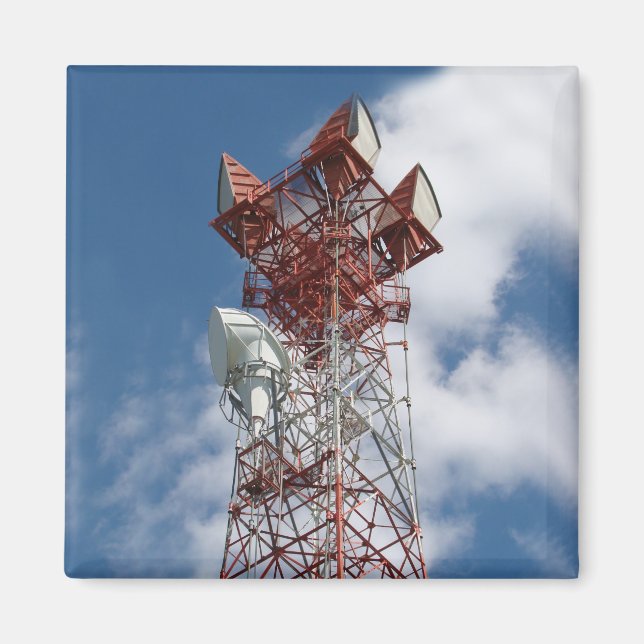 Microwave Telecommunications Tower Magnet (Front)