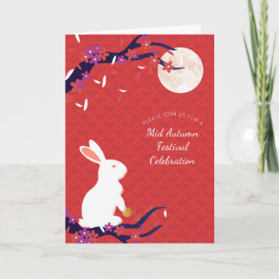 Mid Autumn Festival Moon  Invitation