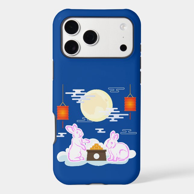 Mid Autumn Festival Moon Rabbit Mooncake Clouds (Back)