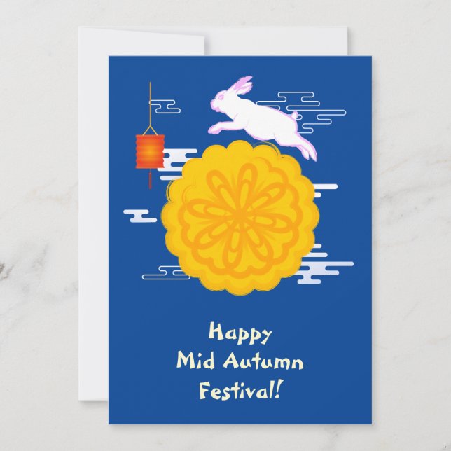 Mid Autumn Festival Mooncake Jumping Moon Rabbit (Front)