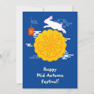Mid Autumn Festival Mooncake Jumping Moon Rabbit