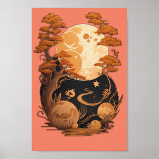 Mid-Autumn Festival MoonCake Poster