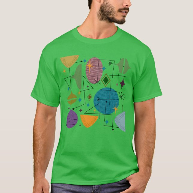 Mid century abstract gift T-Shirt (Front)