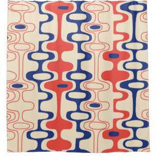 Mid-century abstract: modern seamless design.