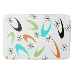 Mid-Century Atomic Bath Mat