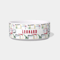 Mid-century Atomic Era Abstract Squares Name