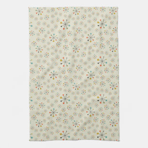 Mid-Century Atomic Inspired Pattern Kitchen Towel