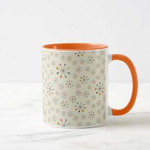 Mid-Century Atomic Inspired Pattern Mug