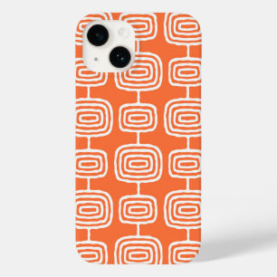 Mid Century Atomic Rings Abstract Pattern Case-Mate iPhone 14 Case