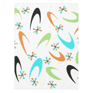 Mid-Century Atomic Tablecloth