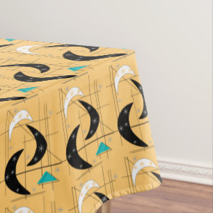 Mid-Century Boomerangs Pattern  Tablecloth
