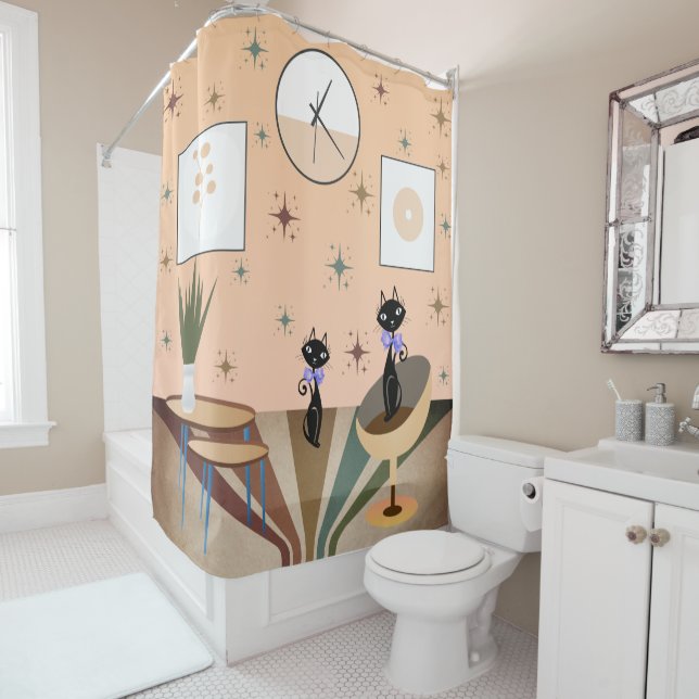 Mid Century Cat Mid-Century Modern (In Situ)