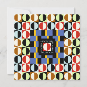 Mid-Century Circles Card