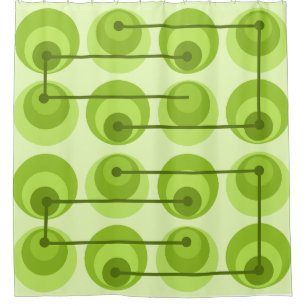 Mid Century Circles Chartreuse