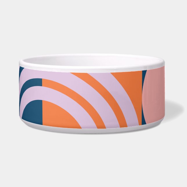 Mid-Century Circles Stripes: Geometric Pattern (Front)