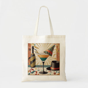 Mid-Century Cocktail Hour - New Years Eve Tote Bag