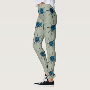 Mid-Century Franciscan Atomic Starburst Leggings