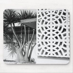 Mid-Century Garden Mouse Pad
