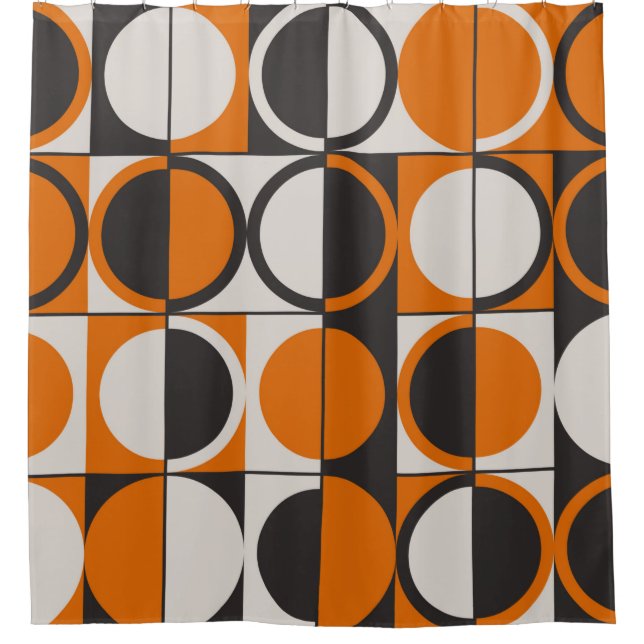 Mid-century geometric abstract pattern with simple (Front)
