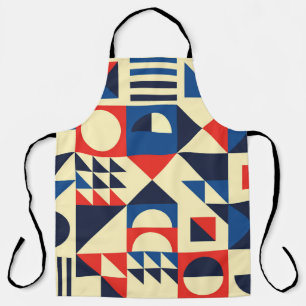 Mid-Century Geometric: Funky Retro Pattern. Apron