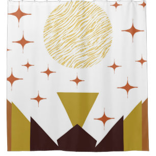 Mid Century Geometric Landscape