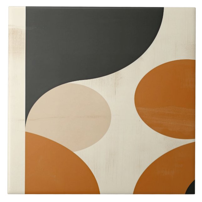 Mid-Century Geometric Mastery No 1 Tile (Front)