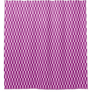 Mid-Century geometric, plum purple and orchid