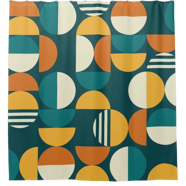 Mid-Century Geometric: Retro Minimalist Design. (Front)