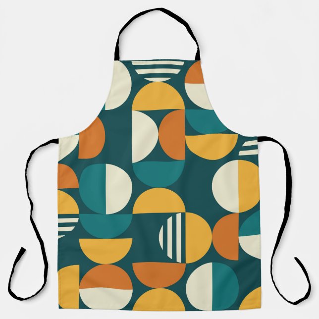 Mid-Century Geometric: Retro Minimalist Design. Apron (Front)