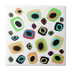 Mid-Century Geometric Tile