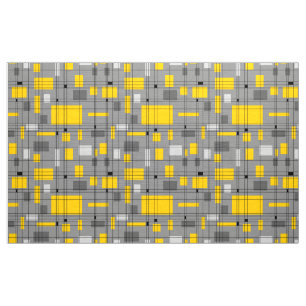 Mid Century Grid Fabric