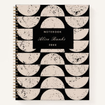 Mid Century Grunge Circles & Script Name