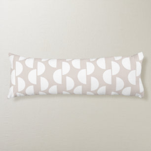 Mid Century Half Moon Glam #2 #abstract #geo #art Body Pillow