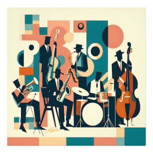Mid Century Jazz Age Sextet Photo Print