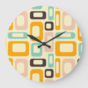 Mid Century Large Clock