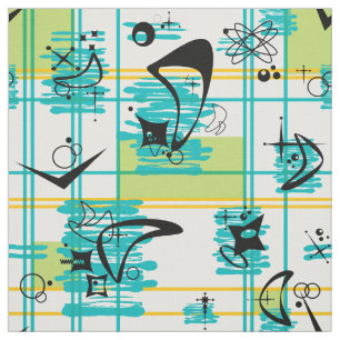 Mid Century Madras Fabric