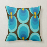 Mid Century Mod colour scheme decor pillow<br><div class="desc">60s 70s trendy mod patterned pillow</div>