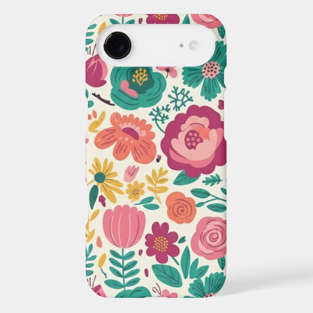 Mid-Century Mod Floral Pattern (Back)