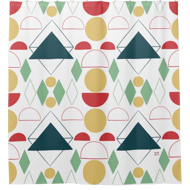 Mid Century Mod Geometric  (Front)