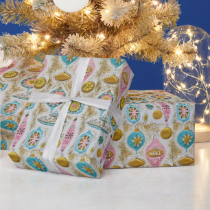 Mid Century Modern 1950's Era Kitsch Wrapping Paper
