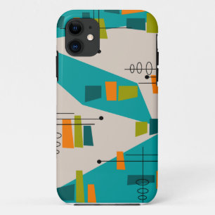 Mid-Century Modern Abstract #55 iPhone 11 Case