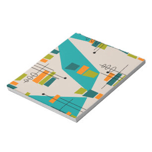 Mid-Century Modern Abstract #55 Notepad