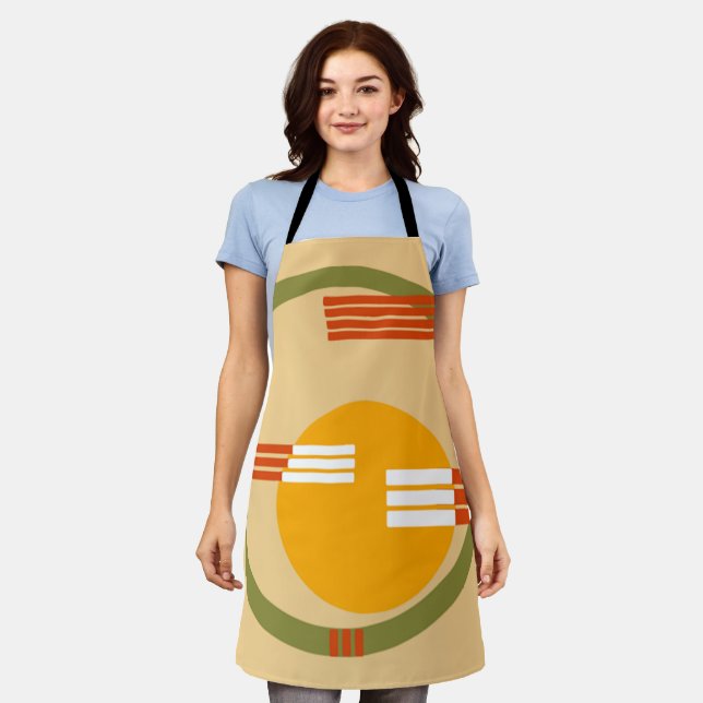 Mid-Century Modern Abstract Apron (Worn)