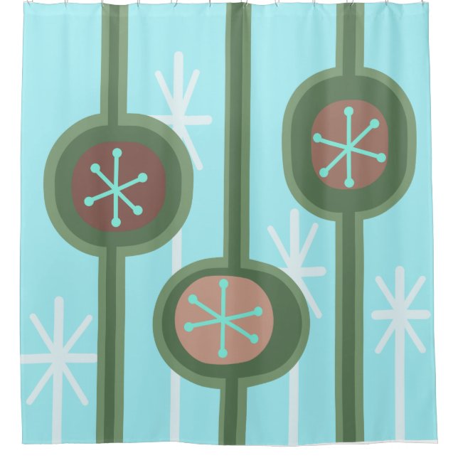 Mid Century Modern Abstract Flowers (Spring) (Front)