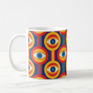 Mid-century modern: abstract geometric. coffee mug
