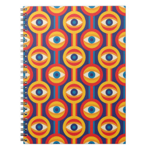 Mid-century modern: abstract geometric. notebook