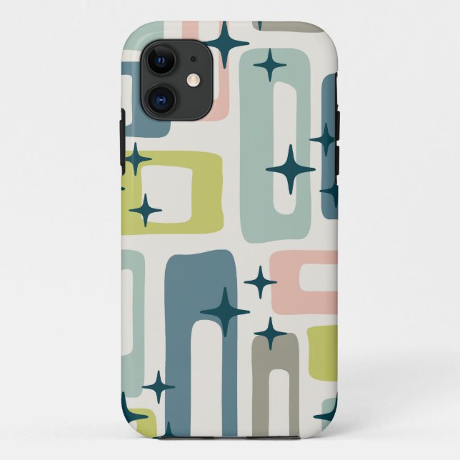 Mid Century Modern Abstract iPhone / iPad case (Back)